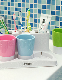 普通型牙刷架（白色，蓝色）